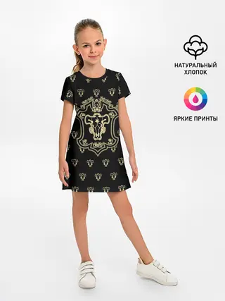 Детское платье / Черные быки | Чёрный клевер