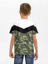 Детская базовая футболка / Россия камуфляж