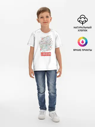 Детская базовая футболка / Лондон
