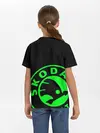 Детская базовая футболка / SKODA GREEN LOGO BLACK STYLE