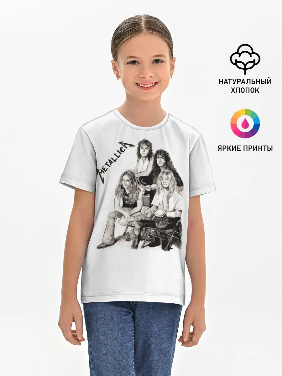 Детская базовая футболка / Metallica