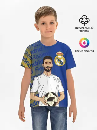 Детская базовая футболка / СЕРХИО РАМОС / РЕАЛ МАДРИД
