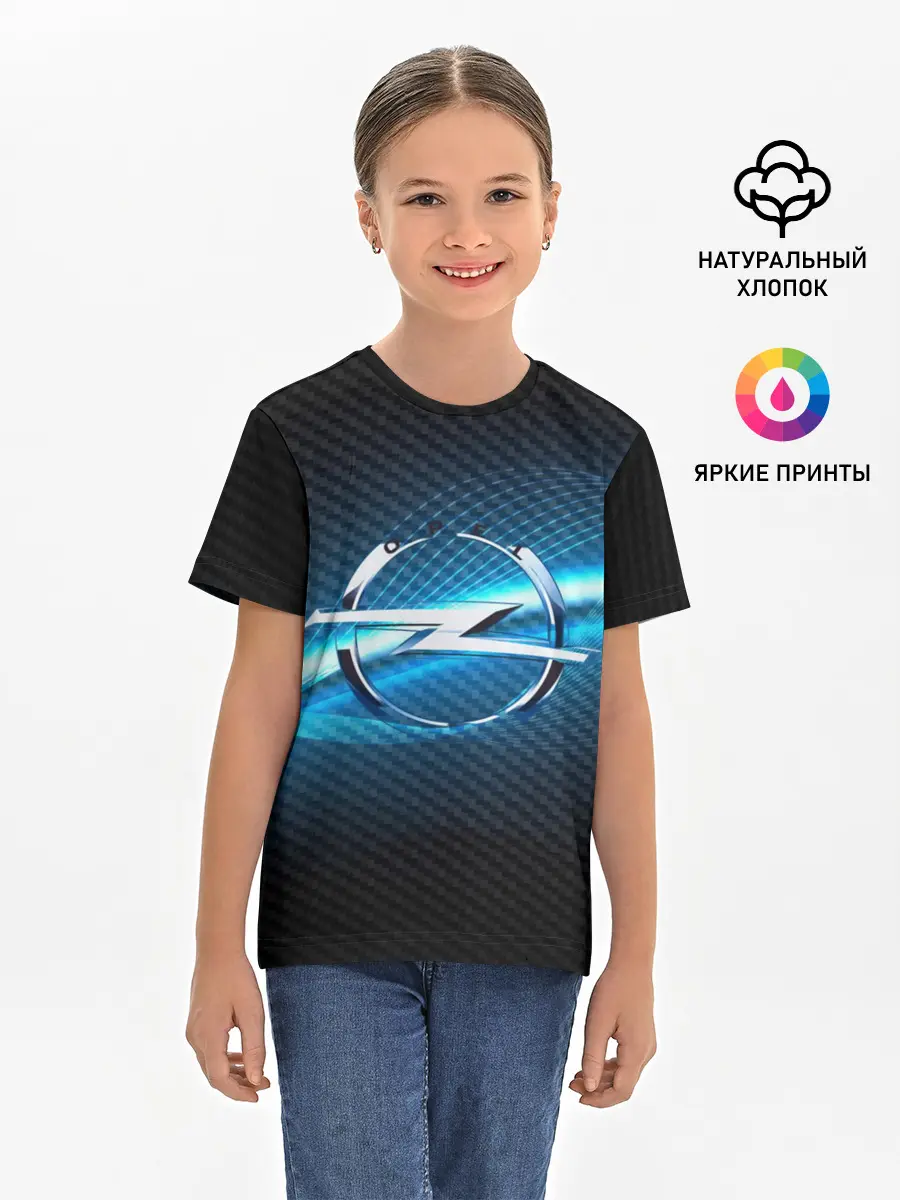 Детская базовая футболка / OPEL machine motor XXI