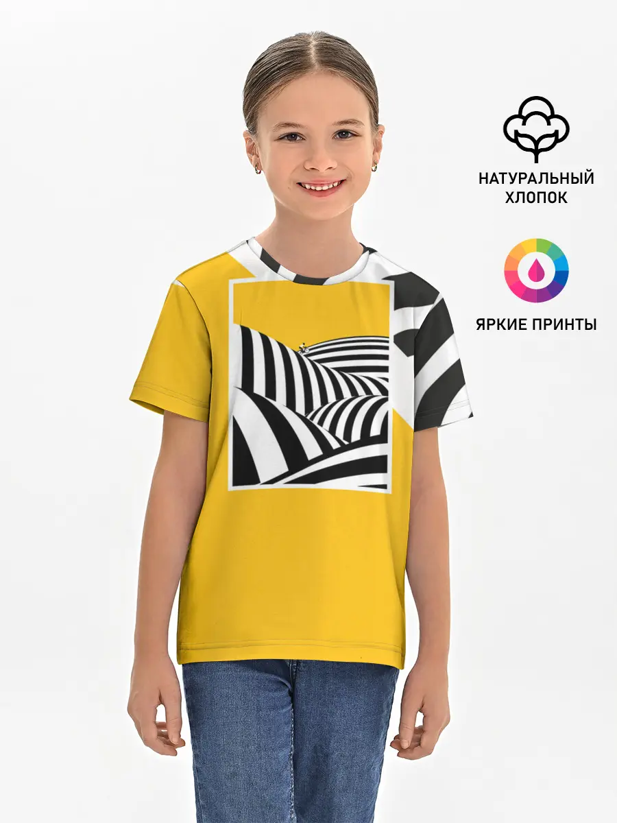 Детская базовая футболка / Крути педали