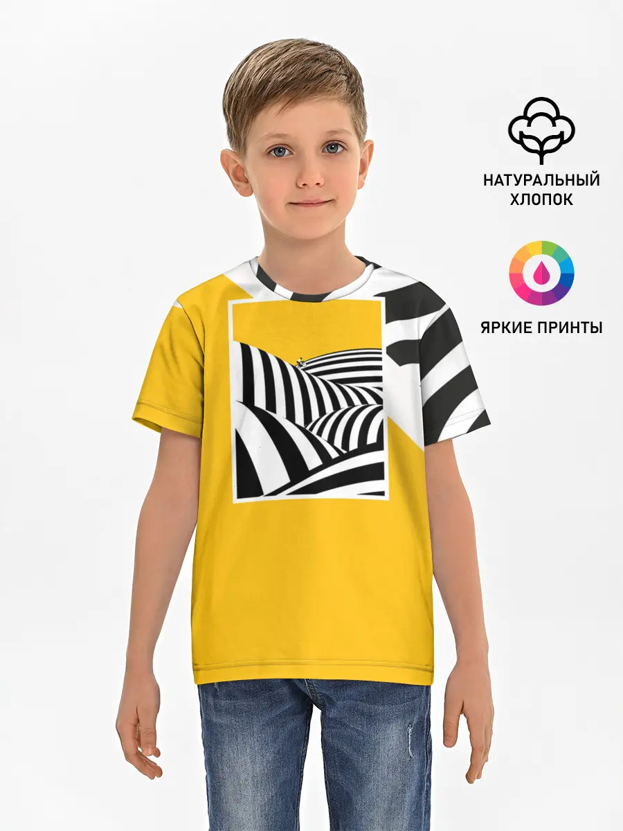 Детская базовая футболка / Крути педали