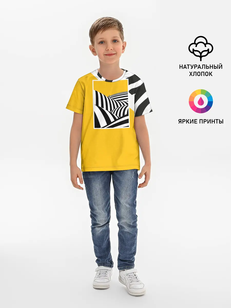 Детская базовая футболка / Крути педали