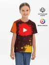 Детская базовая футболка / YouTube