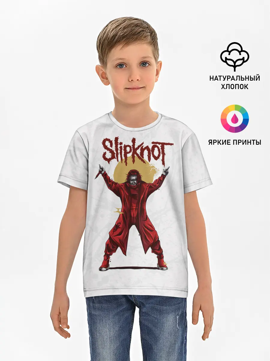 Детская базовая футболка / COREY TAYLOR | SLIPKNOT | СЛИПКНОТ