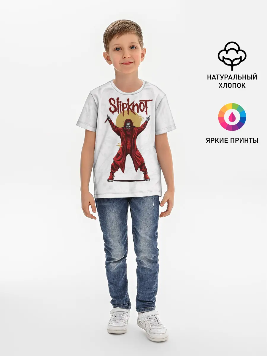 Детская базовая футболка / COREY TAYLOR | SLIPKNOT | СЛИПКНОТ