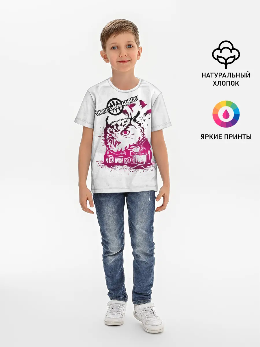 Детская базовая футболка / Three days grace