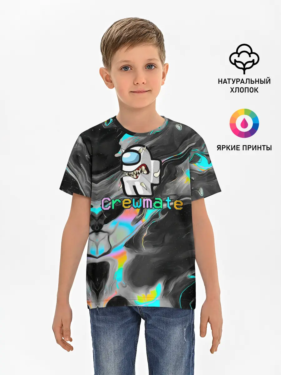 Детская базовая футболка / Among Us