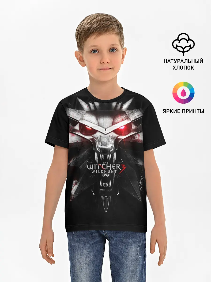 Детская базовая футболка / THE WITCHER LOGO