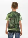 Детская базовая футболка / Фейри Тейл лес