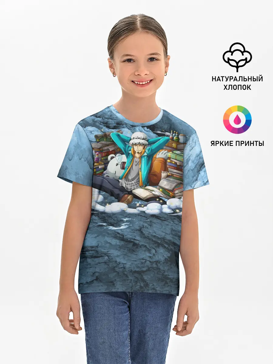 Детская базовая футболка / One Piece | Trafalgar Law