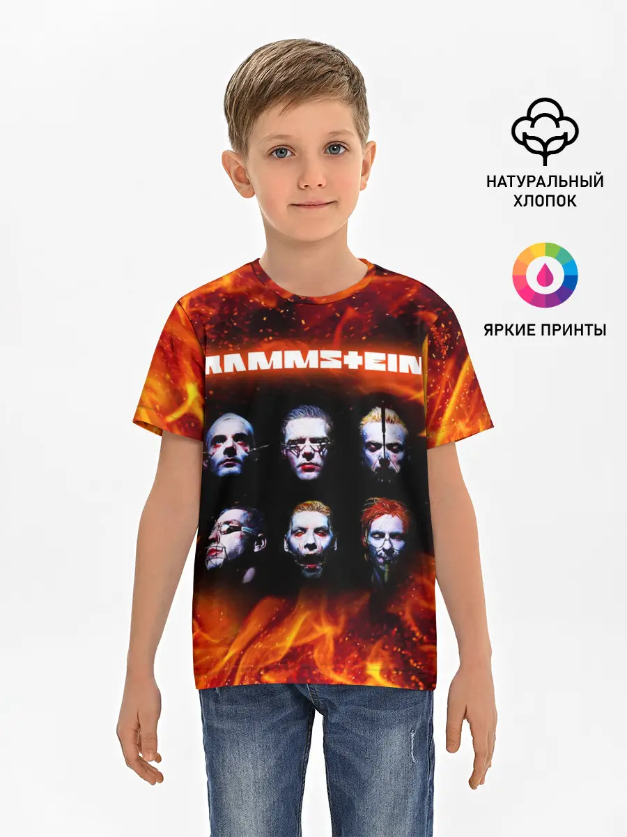 Детская базовая футболка / RAMMSTEIN