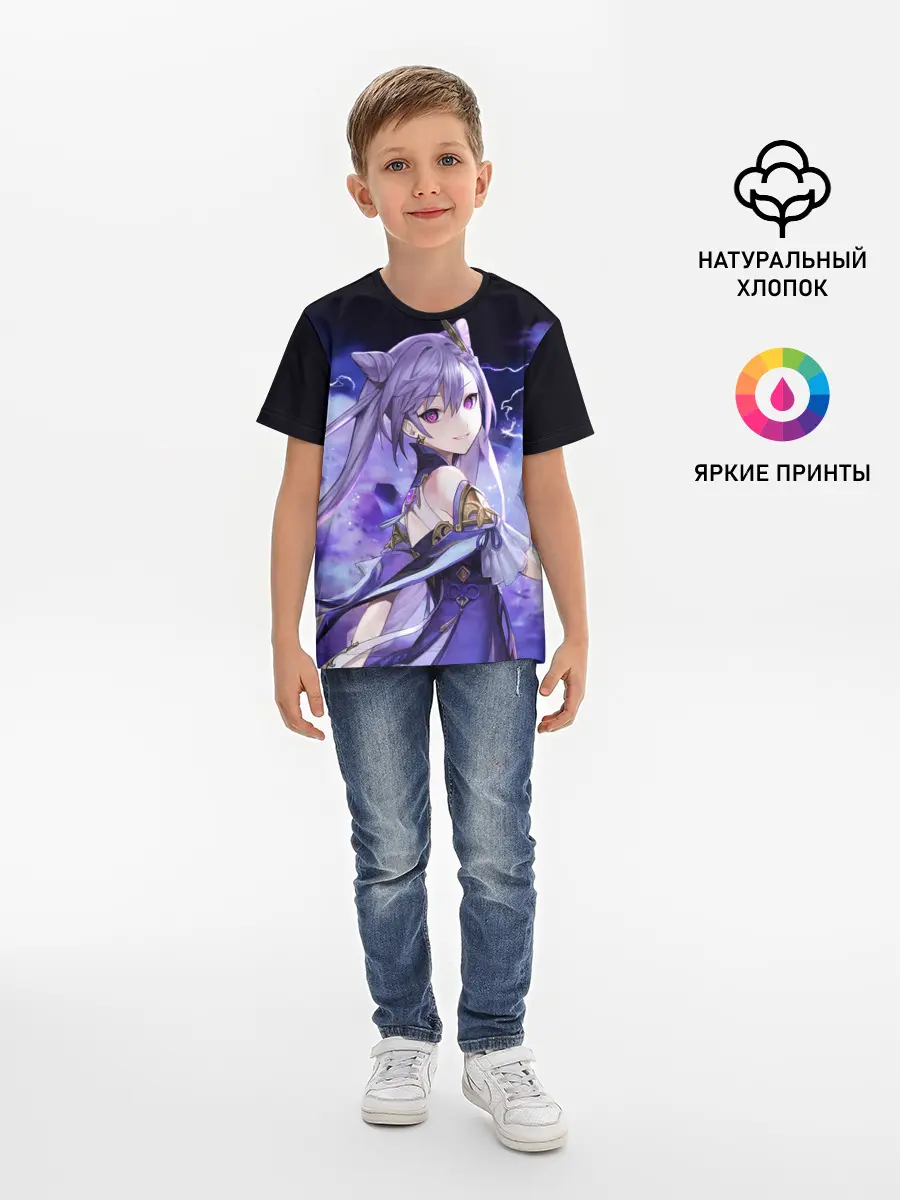 Детская базовая футболка / КЭ ЦИН - Genshin Impact