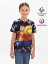 Детская базовая футболка / Луффи One Piece | Glitch