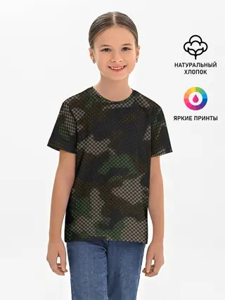 Детская базовая футболка / КАМУФЛЯЖ