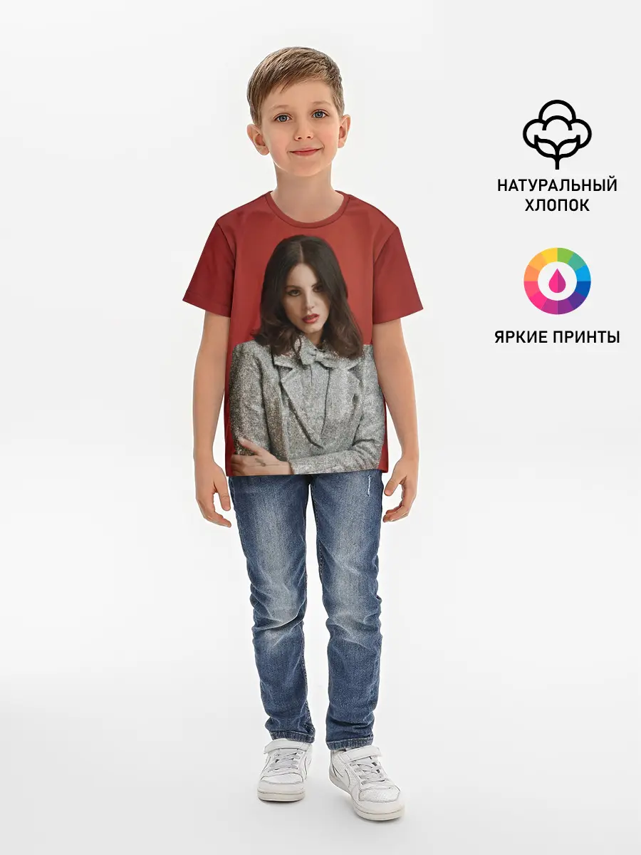 Детская базовая футболка / Горячая Лана