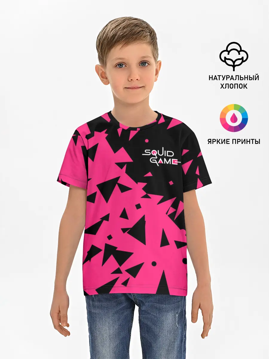 Детская базовая футболка / Squid Game