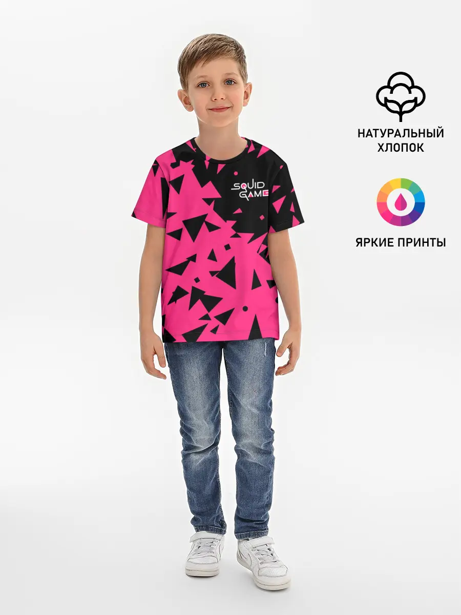 Детская базовая футболка / Squid Game