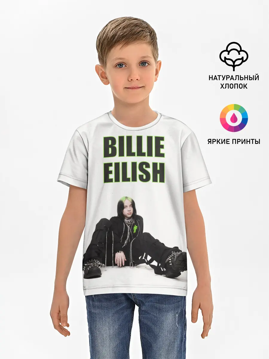 Детская базовая футболка / Billie Eilish