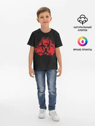Детская базовая футболка / Plague Inc.