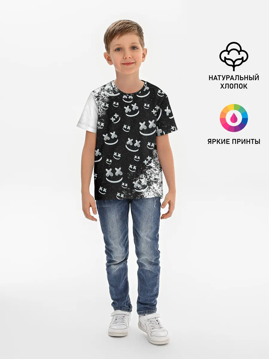 Детская базовая футболка / Marshmello