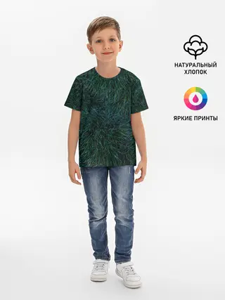 Детская базовая футболка / Хвойная нежность