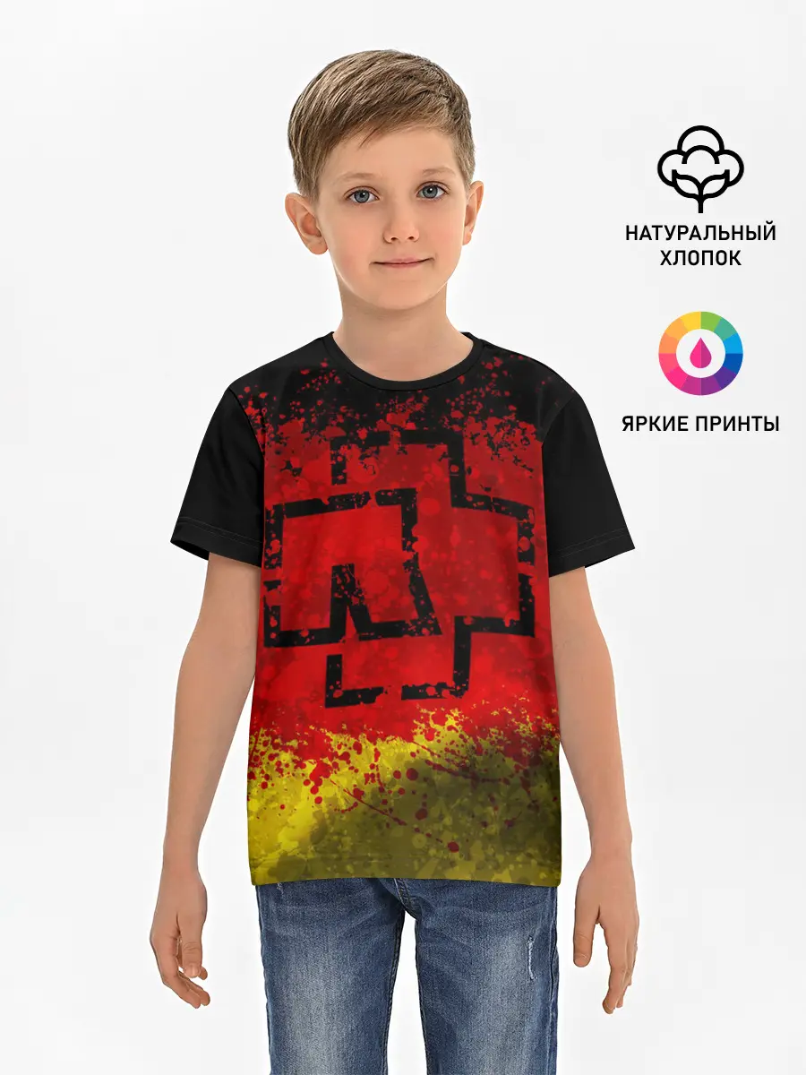 Детская базовая футболка / Rammstein