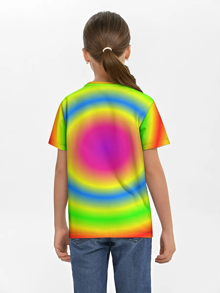 Детская базовая футболка / bright print
