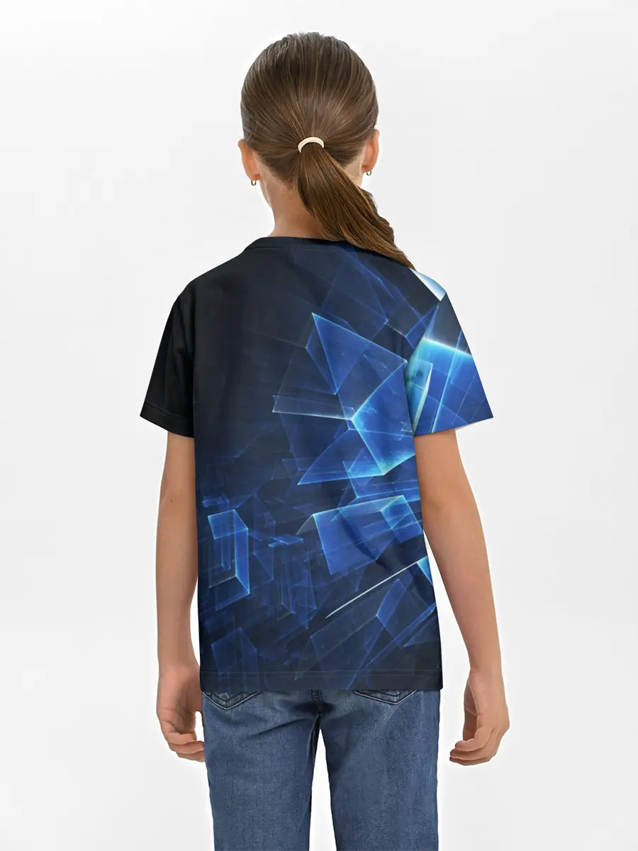 Детская базовая футболка / Светящиеся фигуры