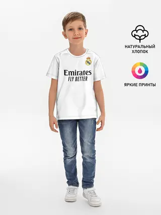 Детская базовая футболка / Ramos home 20-21