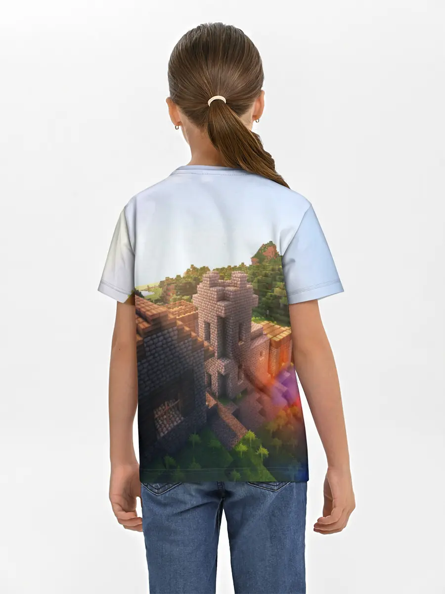 Детская базовая футболка / Minecraft