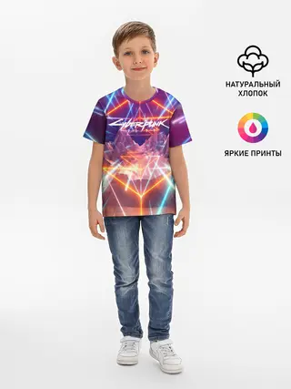 Детская базовая футболка / Cyber Punk 2077