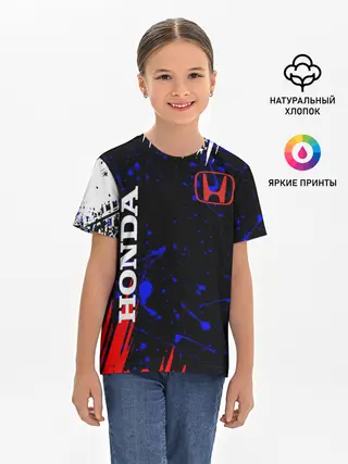 Детская базовая футболка / HONDA.