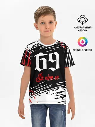 Детская базовая футболка / 6IX9INE 69,
