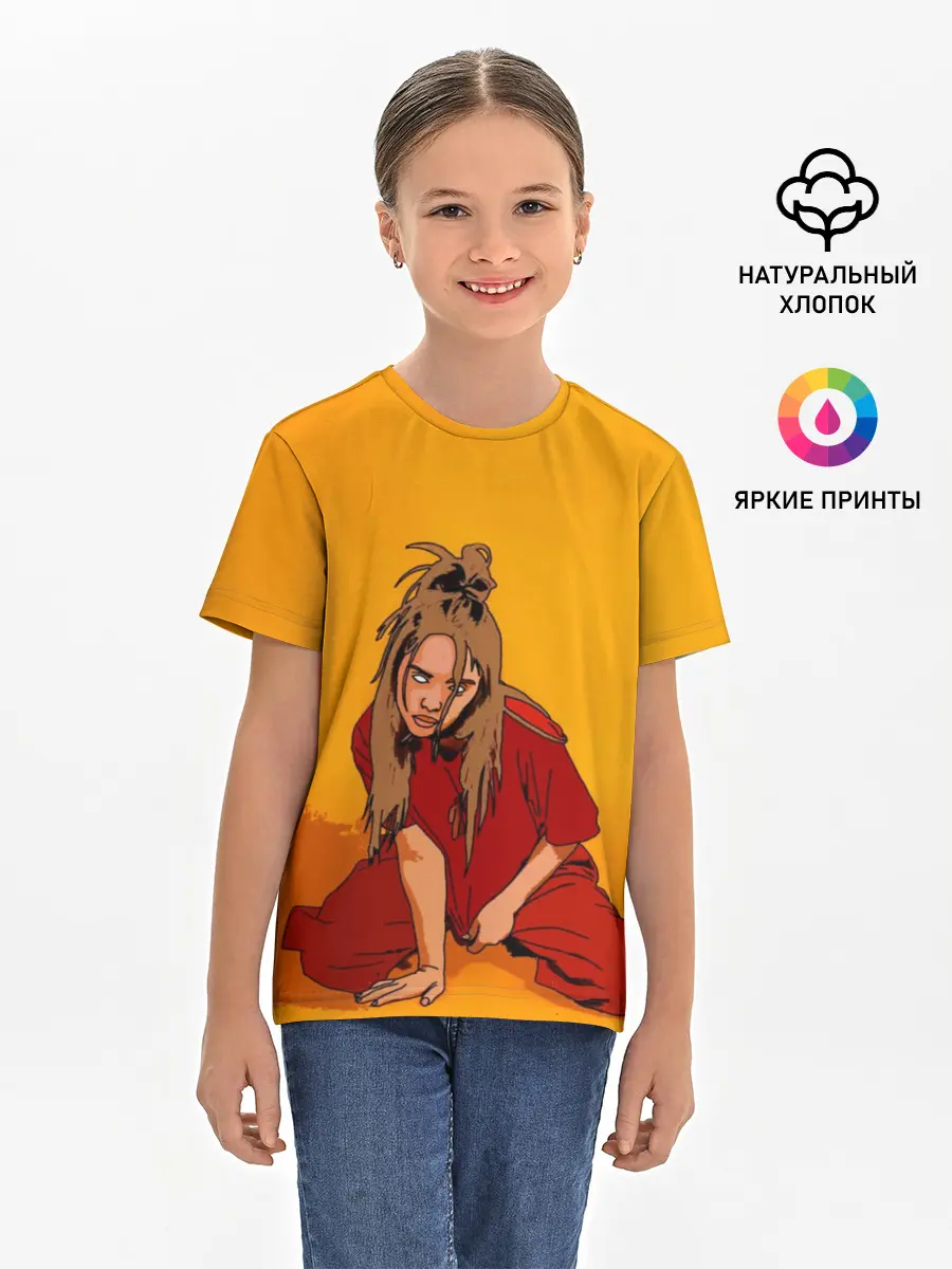 Детская базовая футболка / Billie Eilish