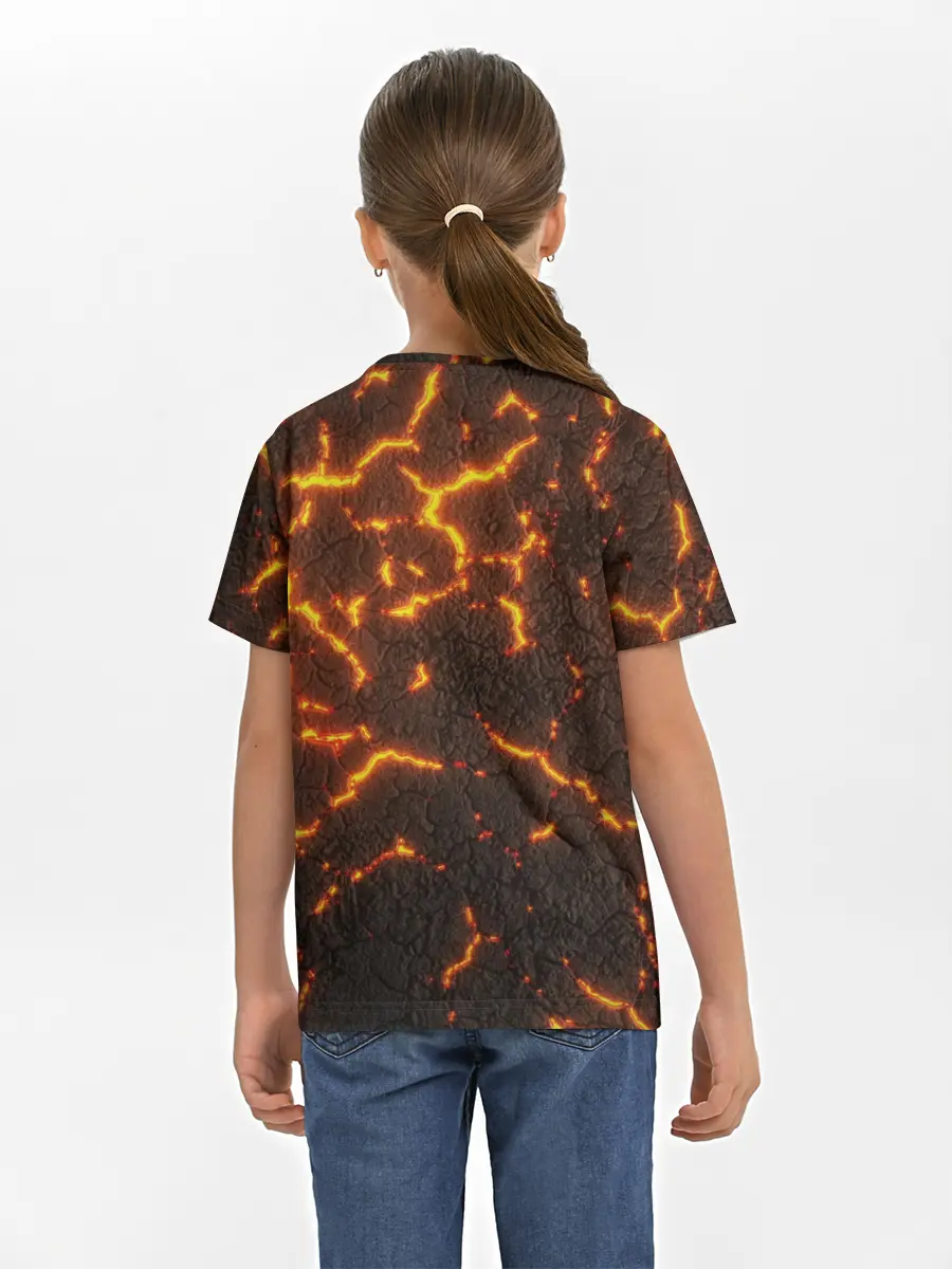 Детская базовая футболка / Помпеи 3D