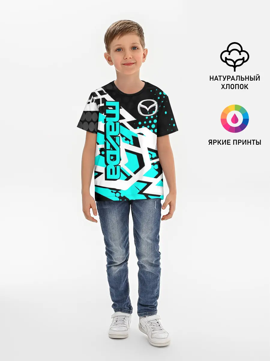 Детская базовая футболка / Mazda