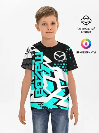Детская базовая футболка / Mazda