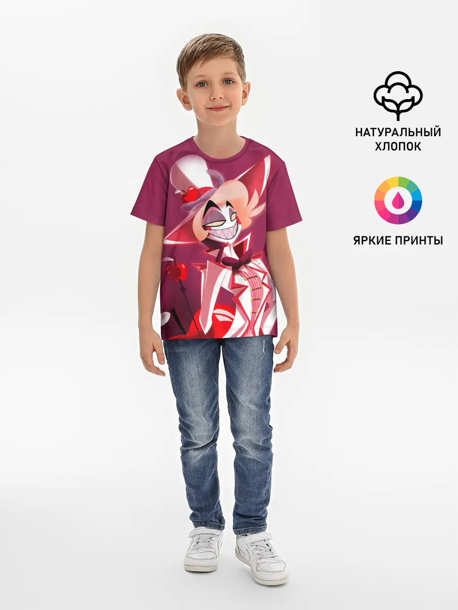 Детская базовая футболка / Hazbin Hotel