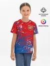 Детская базовая футболка / Arsenal: Фирменные цвета.