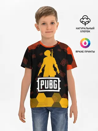 Детская базовая футболка / PUBG / ПАБГ