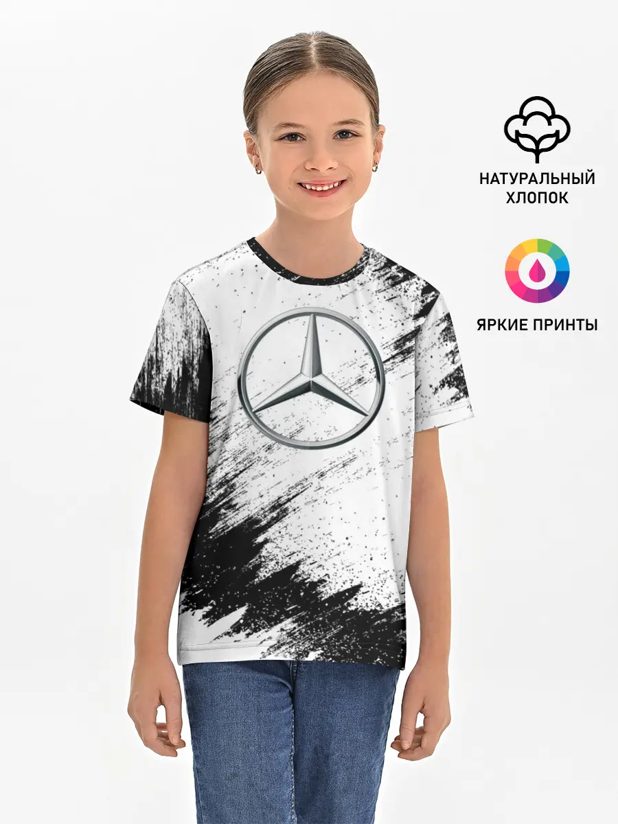 Детская базовая футболка / Mercedes
