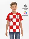 Детская базовая футболка / Модрич Хорватия