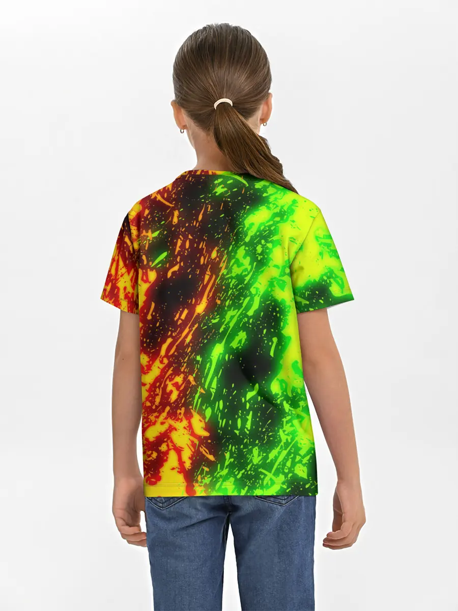 Детская базовая футболка / TOXIC FLAME