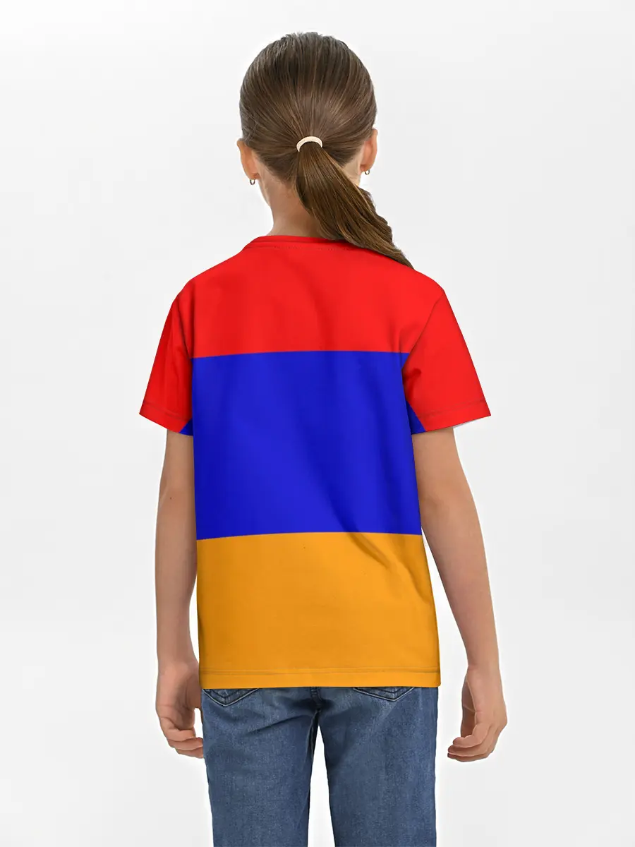 Детская базовая футболка / Герб и флаг Армении