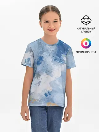 Детская базовая футболка / Небесные мазки