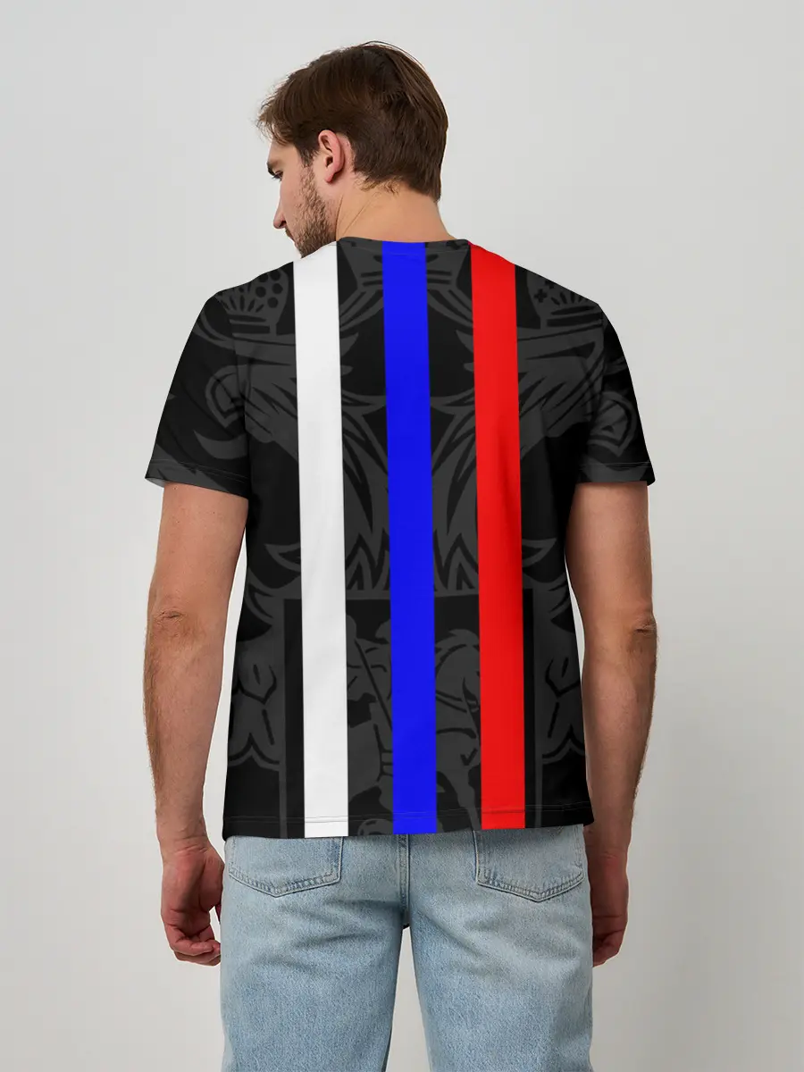 Мужская базовая футболка / РОССИЯ